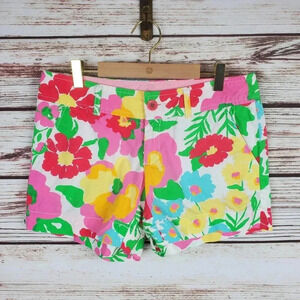 Lilly Pulitzer Womens Size 0/30 Ants on Parade Bright Floral Callahan Shorts